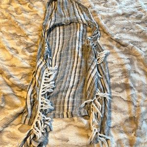 Short sleeved cardigan size large.
